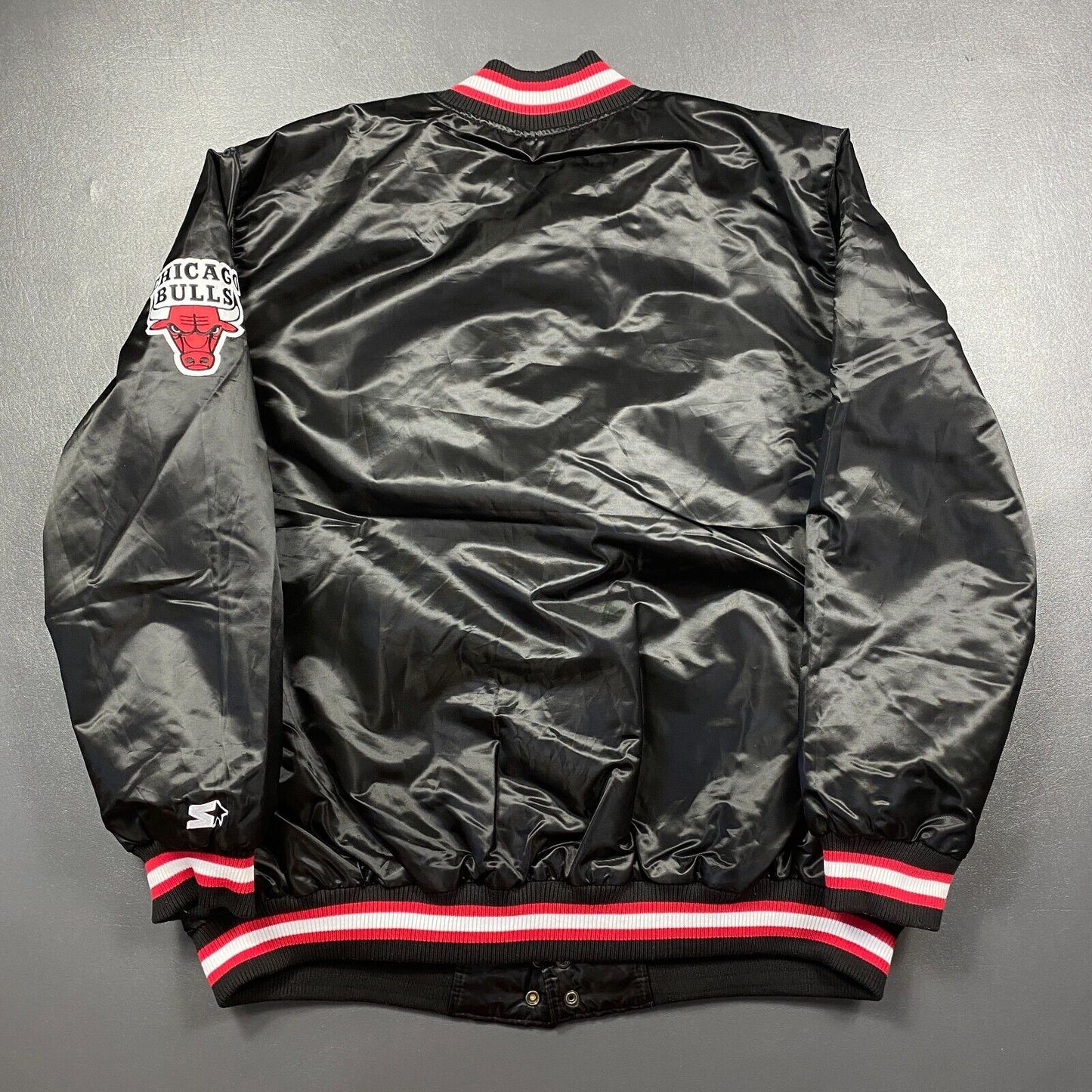 100% Authentic Chicago Bulls Vintage Starter Satin Jacket Size 3XL Mens