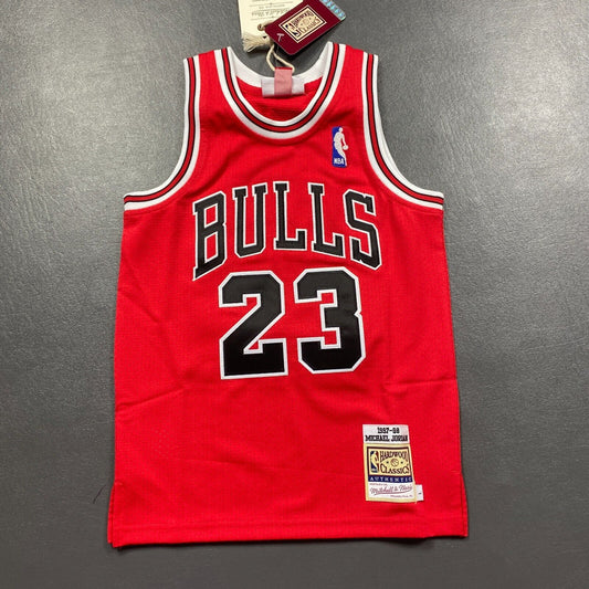 100% Authentic Michael Jordan Mitchell Ness 97 98 Bulls Jersey L7 Boys Preschool