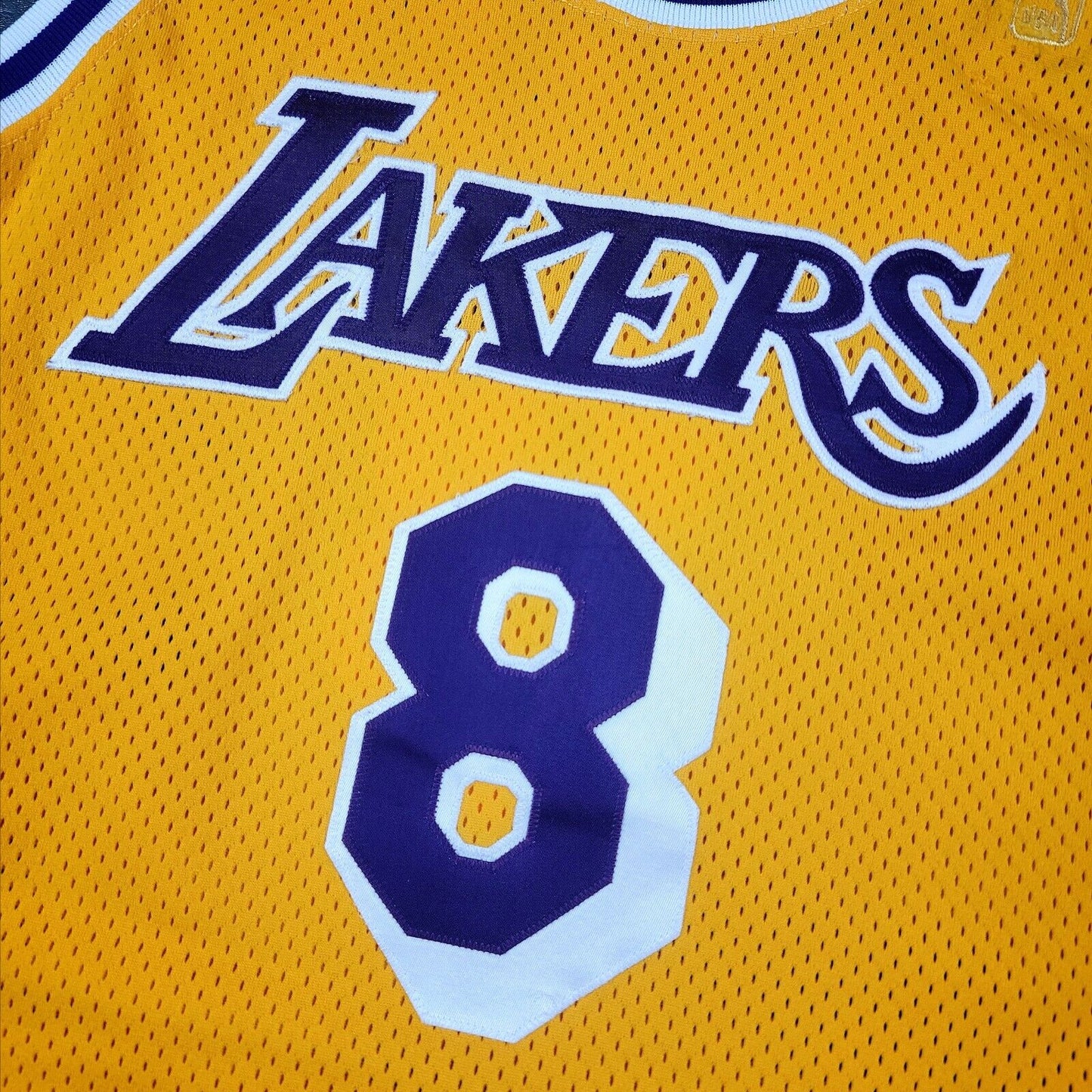 100% Authentic Rookie Kobe Bryant Champion 96 97 Lakers Jersey Size 44 L Pro Cut